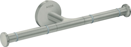 Papierhalter doppelt Axor Universal Circular edelstahloptik