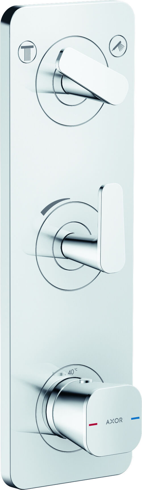 Duschsystem Axor Citterio C verchromt Standard