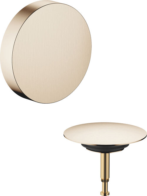 Ab- und &Uuml;berlaufset Dornbracht Champagne geb&uuml;rstet