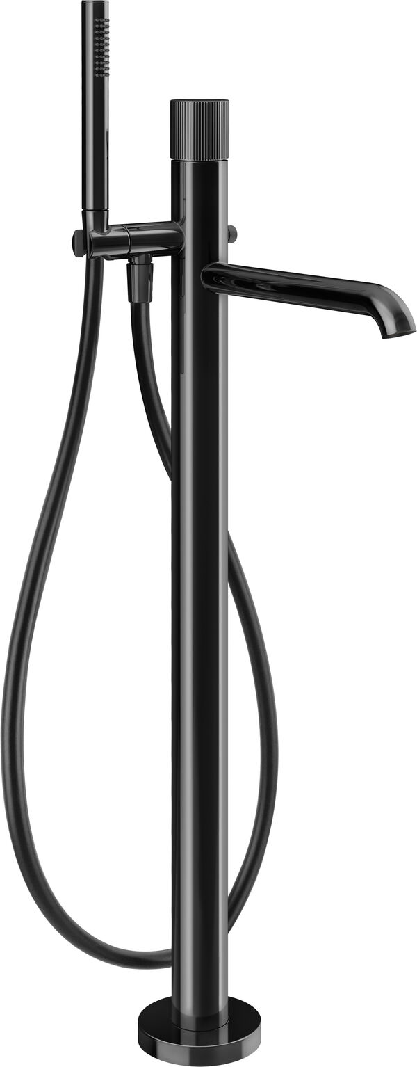 Bademischer Gessi Habito-Standmodell Black metal rigato image number 0