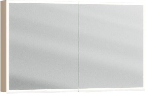 Armadio a specchio Alterna luuna LED plus con illuminazione inferiore/superiore, larghezza 1200 mm image number 0