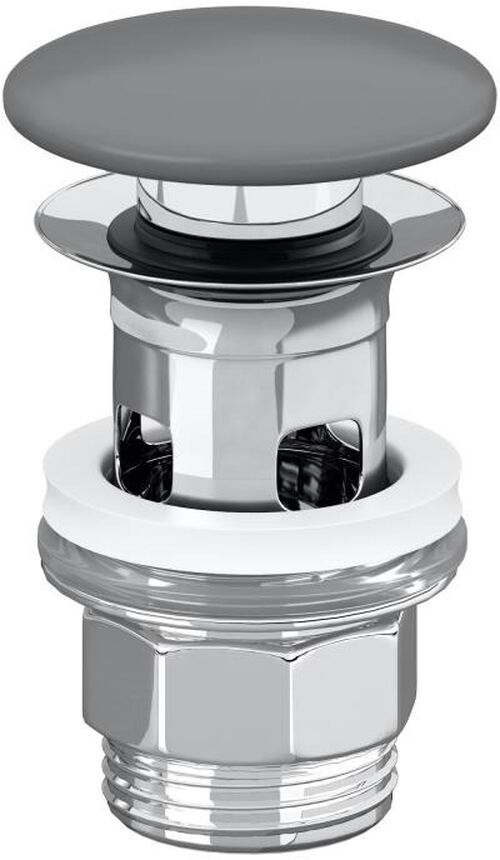 Ablaufventil Villeroy & Boch push-open Graphite matt Cleaneffekt