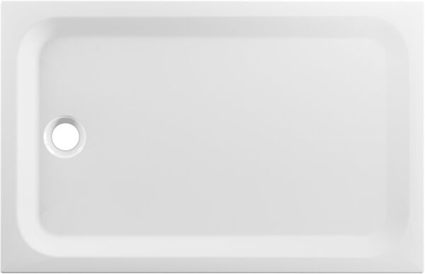 Vasca da doccia Schmidlin, 140 x 90 x 3,5 cm, acciaio, isolazione fonica, scarico parte stretta al image number 0