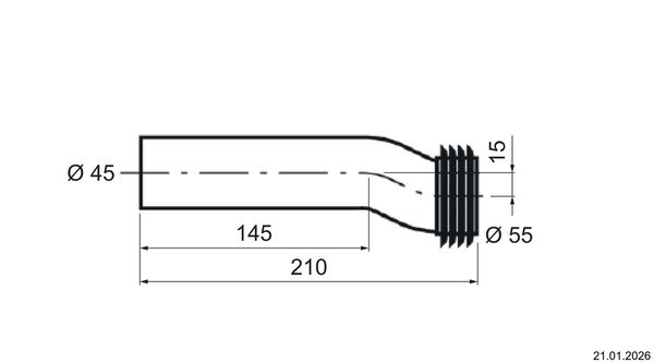 Einlaufmanschette Geberit EN image number 1