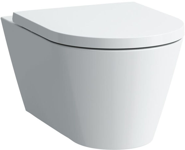 Vaso sospeso Laufen Kartell rimless, 54,5, fissaggio nascosto, per cassetta sottomuro image number 0