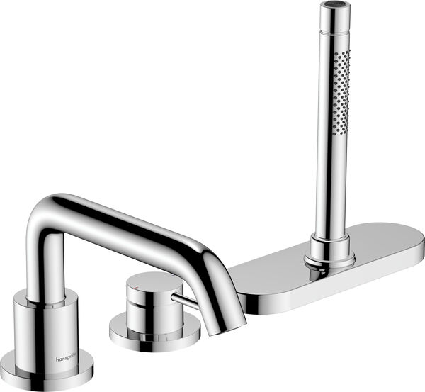 Batteria di riempimento per vasca da bagno Hansgrohe Tecturis S 3-trous image number 0