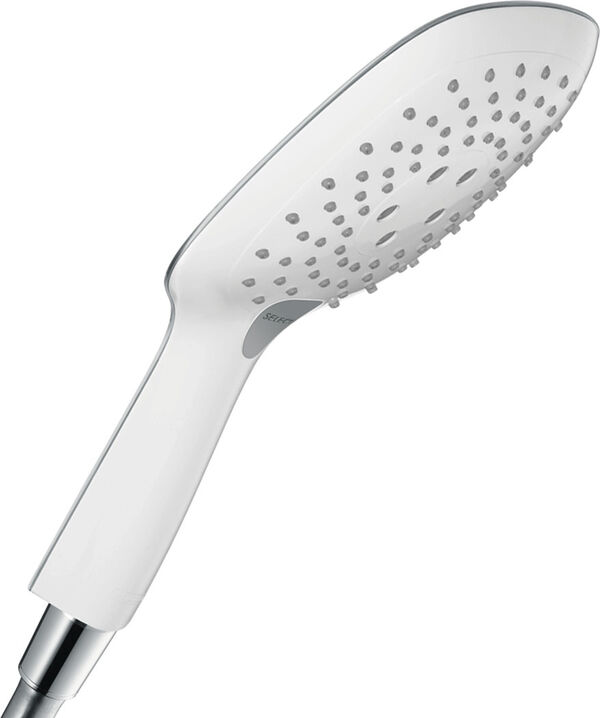 Handbrause Hansgrohe Raindance Select E 150 verchromt-weiss image number 0