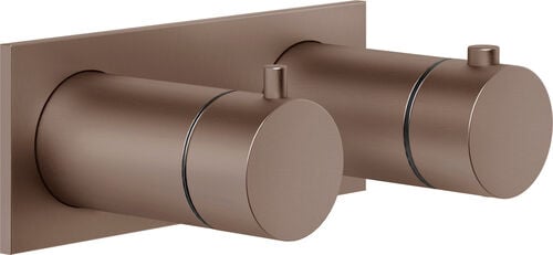 Duschmischer-Endmontageset Gessi Anello / Ingranaggio Copper brushed