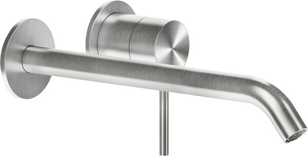 Wandmischer-Endmontageset Gessi 316, ½" Steel brushed flessa image number 0