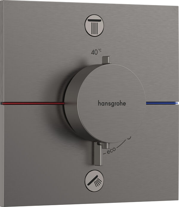 Sistema da doccia Hansgrohe Shower Select Comfort E, termostato, placca di copertura angolata, 155 image number 0