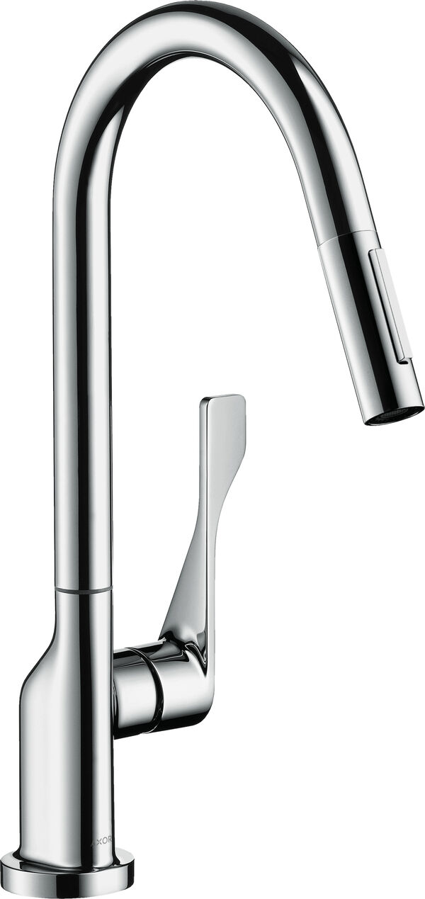Sp&uuml;ltischmischer Axor Citterio, Auszugbrause umstellbar A 224 mm, H&ouml;he Mischd&uuml;se 246 mm, Gesamth&ouml;h image number 0