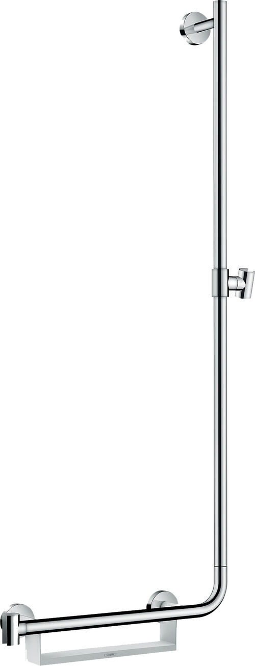 Duschgleitstange Hansgrohe Unica Comfort L-Form Verchromt