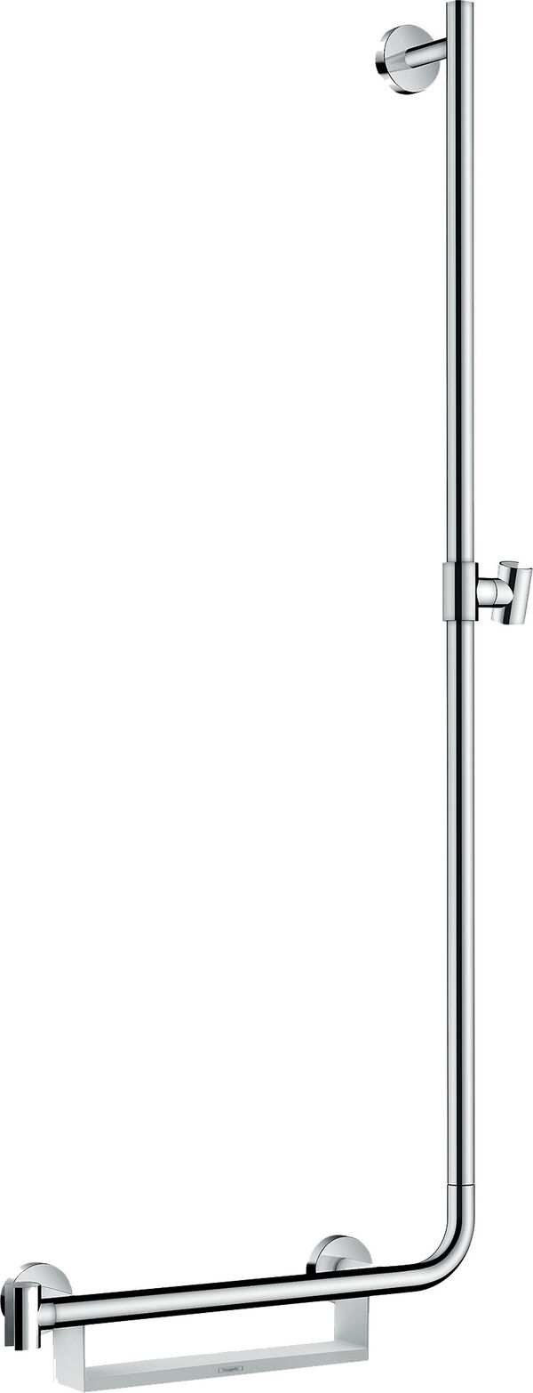 Duschgleitstange Hansgrohe Unica Comfort L-Form Verchromt image number 0