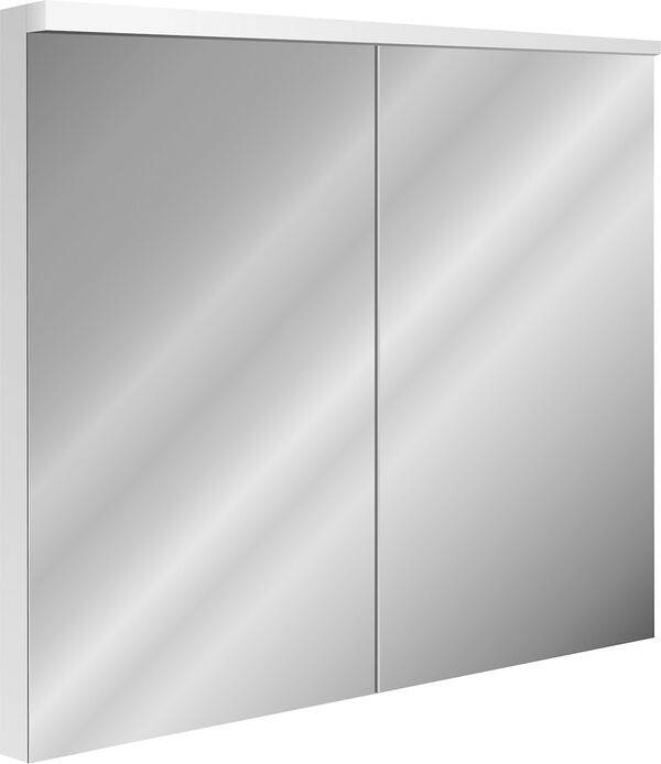 Armadio a specchio Sidler Xamo UP, larghezza 80 cm, altezza 76 cm, profondit&agrave; 13 / 14,5 cm, 2 port image number 0