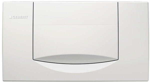 Bet&auml;tigungsplatte Geberit 200 F Weiss image number 0