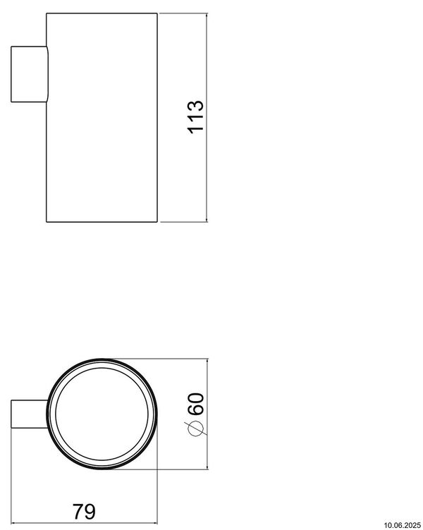 Glashalter Fantini Young Verchromt image number 1