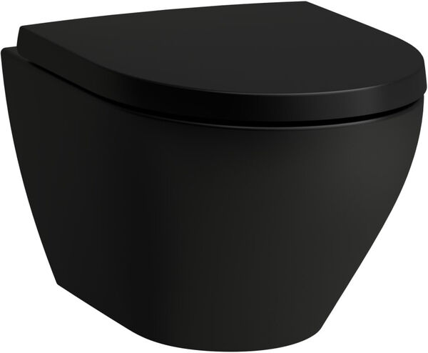 Wand-Klosett Laufen Moderna S compact schwarz matt image number 0