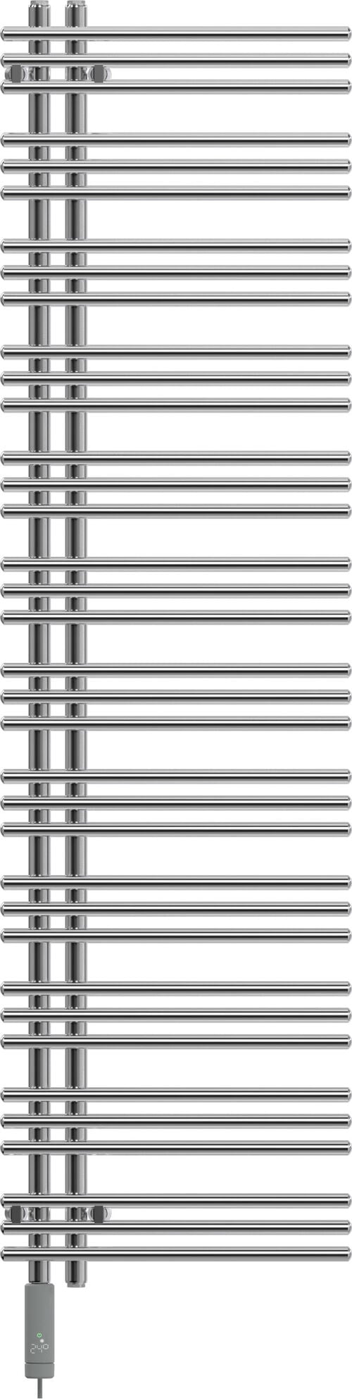 Badheizk&ouml;rper Zehnder Yucca Asym Verchromt Heizpatrone links
