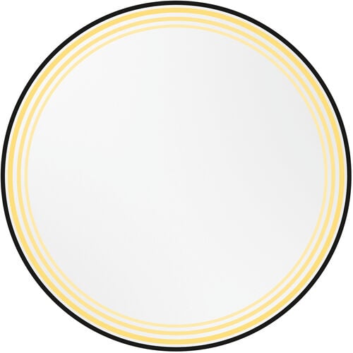 Miroir lumineux Euraspiegel CarloSpecchio con illuminazione Euraspiegel Noir mat Couleur de lumi&egrave;re blanc neutre 4000 K
