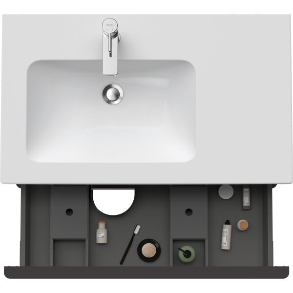 Armadio sottolavabo Duravit D-Neo Basalto opaco image number 4