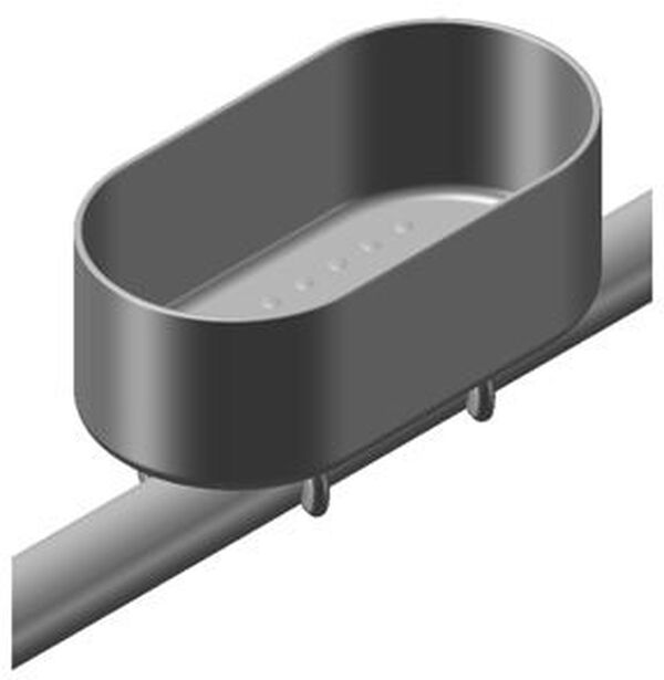 Box per accessori Normbau per introdurre nel sistema di corrimani, in materia sintetica image number 0