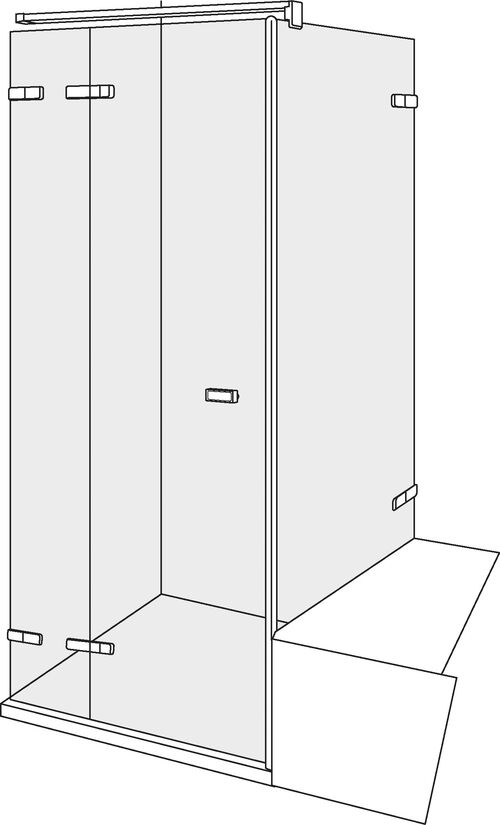 Pendelt&uuml;re Alterna lin.3 Finox Echtglas klar CareTec Pro