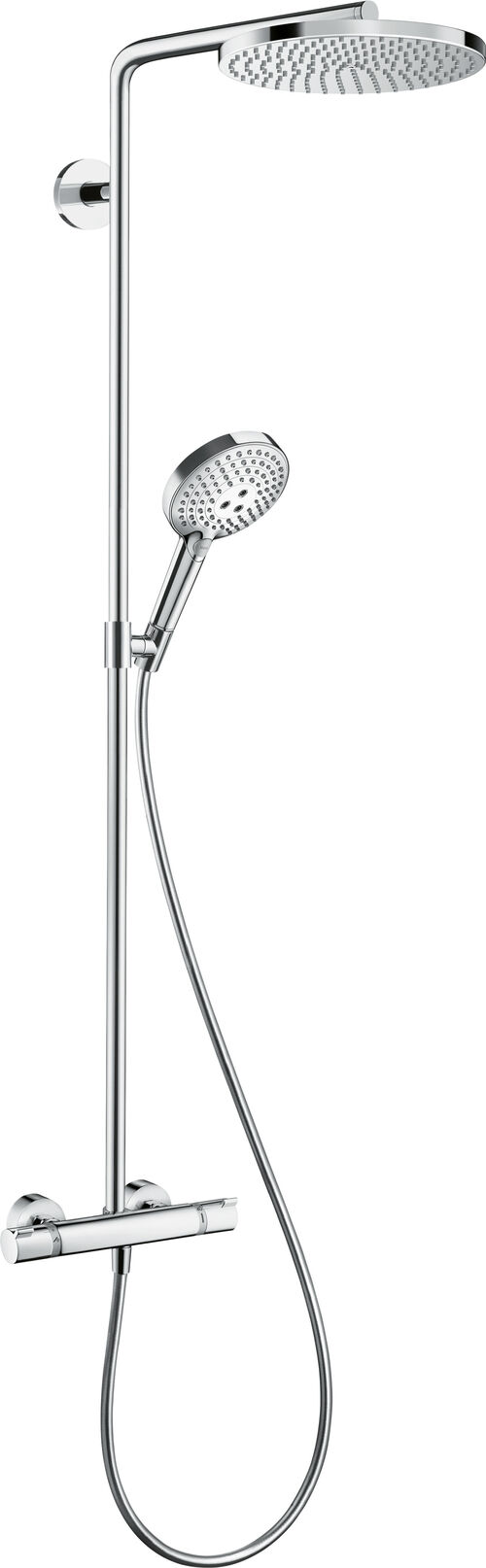 Showerpipe Hansgrohe Raindance S 240 Powder Rain Verchromt