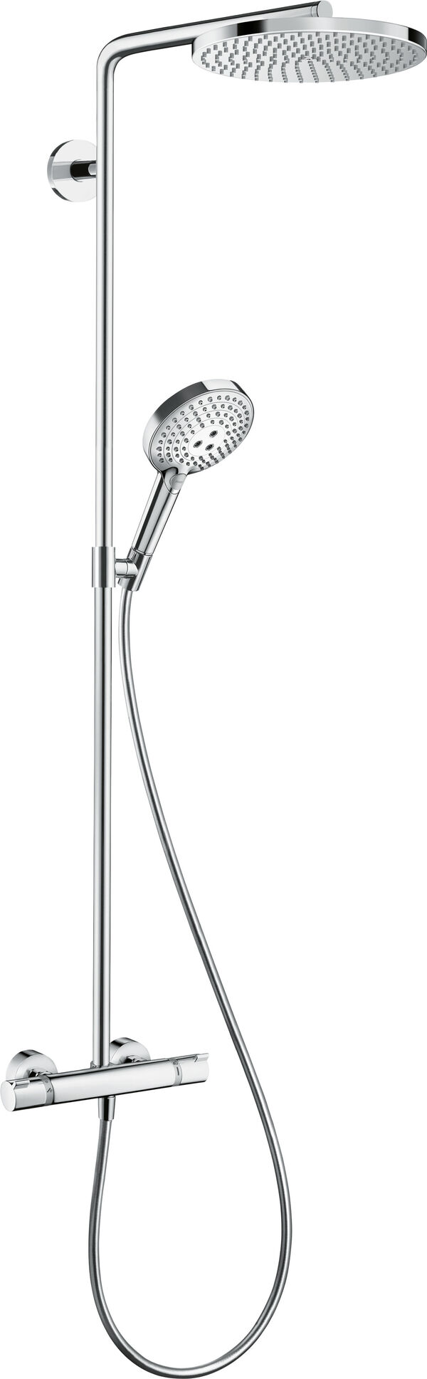 Showerpipe Hansgrohe Raindance S 240 Powder Rain, H&ouml;he 1030 mm, A 398 mm, Duschenmischer Thermosta image number 0
