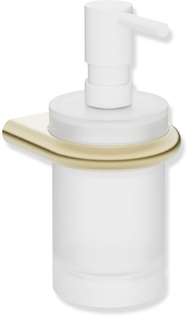 Distributore di sapone o disinfettante Hewi System 480, in acciaio inossidabile Rivestimento PVD, image number 0
