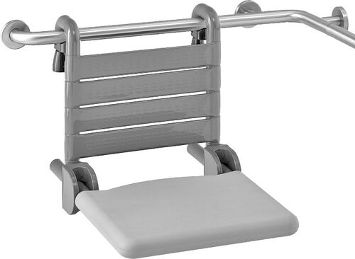 Sedile da doccia agganciabile Nosag Nylon Serie 300 giallo