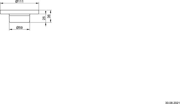 Jatte en cristal de plomb Keuco Plan image number 1