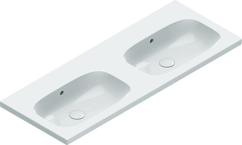 Lavabo doppio Alterna dinea 120 x 46 cm Bianco Cleaneffekt