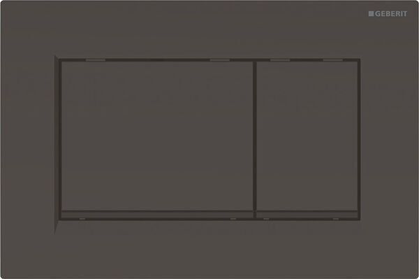 Placca di comando Geberit Sigma20 square, comando per risciacquo parziale o completo dal davanti image number 0