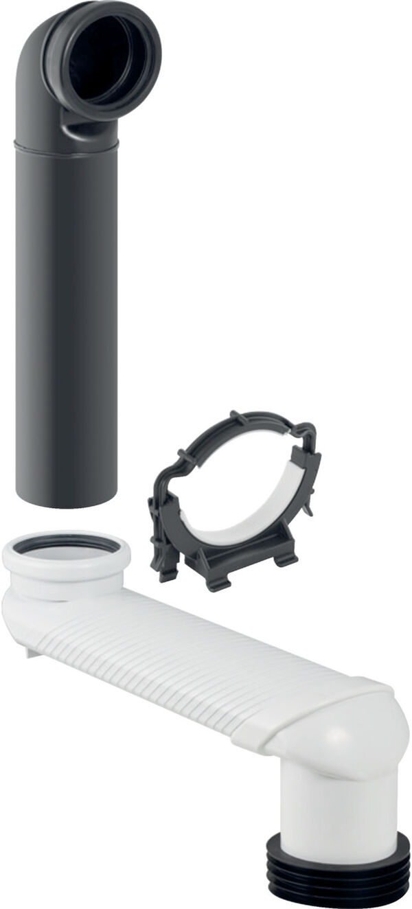 Versprungbogen Geberit Monolith für Bodenablauf PVC, D. 90 x 110 mm  image number 0