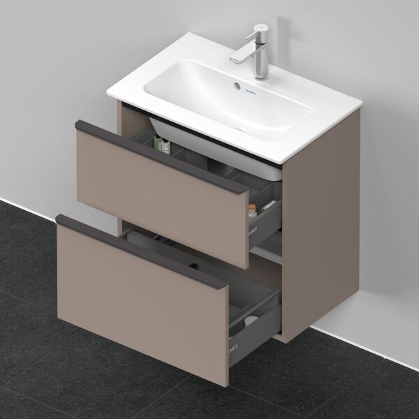 Waschtischmöbel Duravit D-Neo basalt matt image number 3