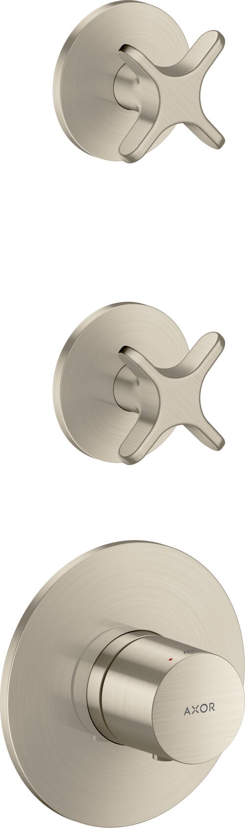 Duschsystem Axor One Brushed nickel