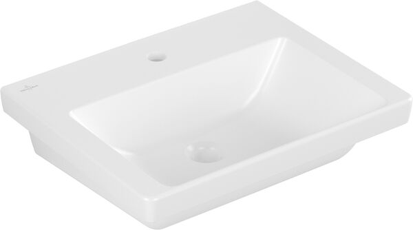 Waschtisch Villeroy & Boch Subway 3.0 55 x 44 cm Stone white matt Cleaneffekt image number 0