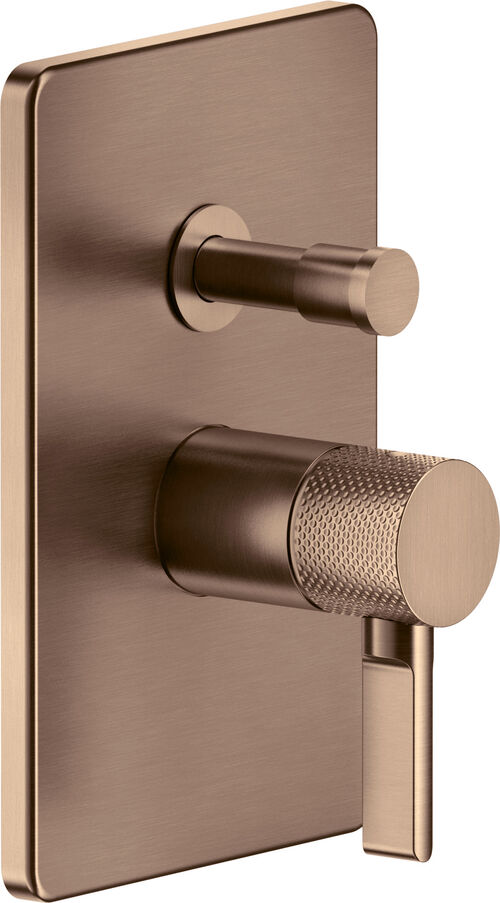 Bademischer-Endmontageset Gessi Inciso ½" Copper brushed