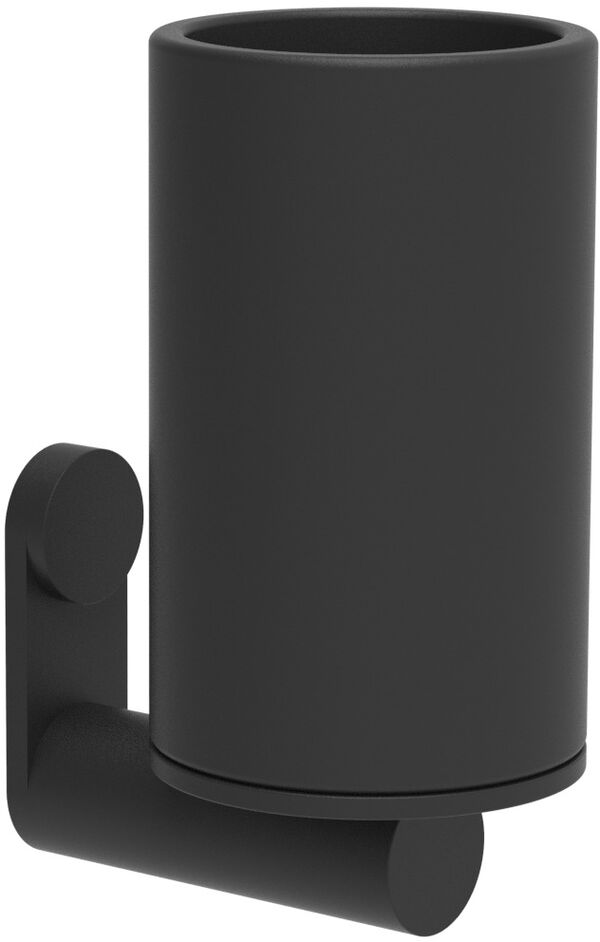 Glashalter Gessi 316 Schwarz matt flessa image number 0