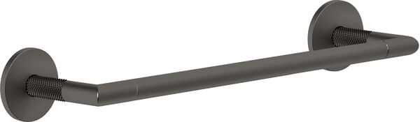 Barre &agrave; linge Gessi Anello Black metal brushed image number 0