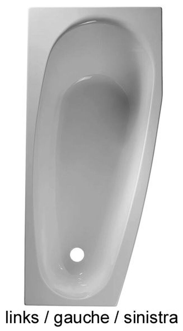 Baignoire Duscholux Piccolo 175 x 75 cm Blanc image number 0