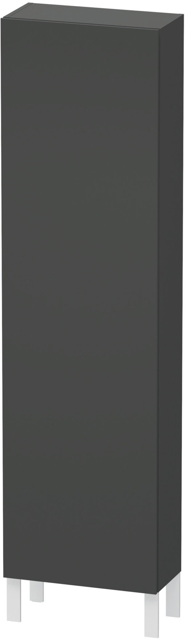 Hochschrank L-Cube graphit matt image number 0