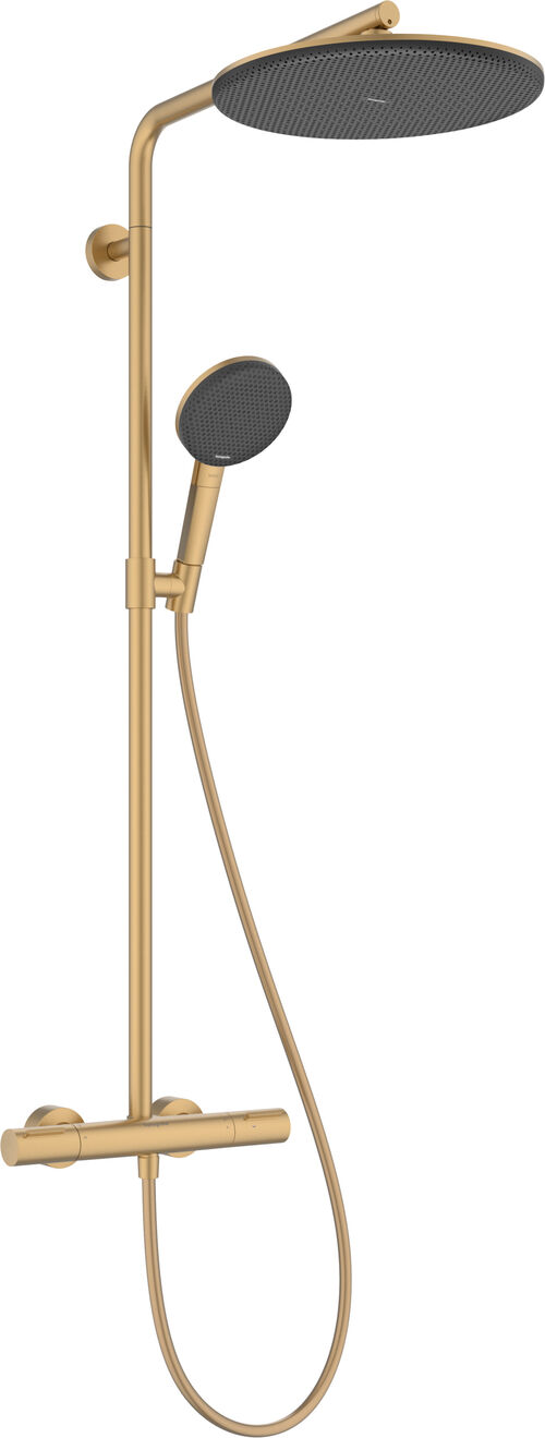 Showerpipe Hansgrohe Alive S Puro EcoSmart Brushed bronze
