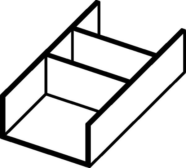 Schubladeneinlage Fraefel Woodbox Schwarz image number 0