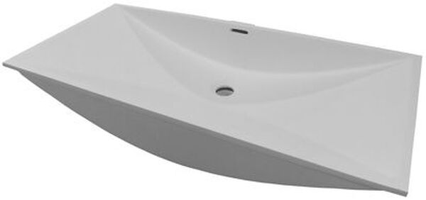Einbauwaschtisch Alterna Arco 77 x 34.5 cm Glacier white image number 0