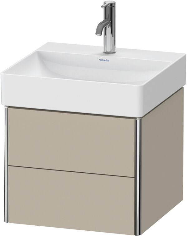 Meuble sous-lavabo Duravit XSquare Taupe satin&eacute; mat image number 0