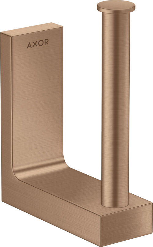 Porte-papier de réserve Axor Universal Rectangular brushed red gold
