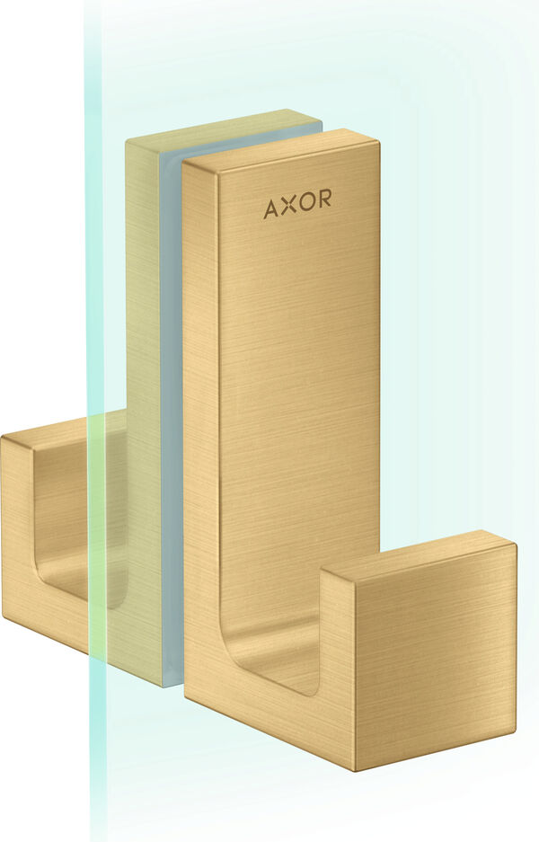 Poign&eacute;e de douche Axor Universal Rectangular Brushed gold optic image number 0