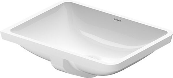 Lavabo ad incasso Philippe Starck 3, 49 x 36 cm dal disotto, senza ripiano per rubinetteria image number 0