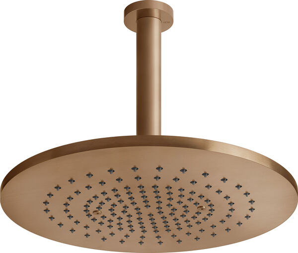 Regenbrause Gessi 316, ½" warm Steel brushed flessa image number 0